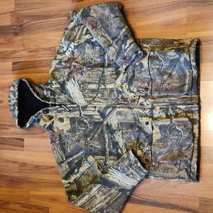 Mossy Oak Breakup Infinity Camouflage Camo Quilted Hunting Jacket Size Medium